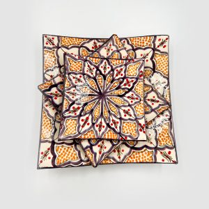 Zestaw Zouine Violet & Orange