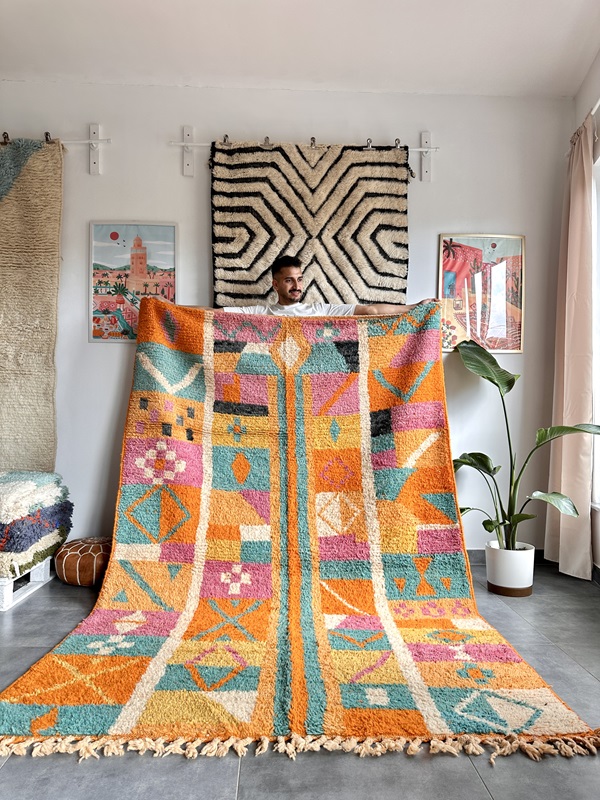 skarby Maroka - pomarańczowy dywan