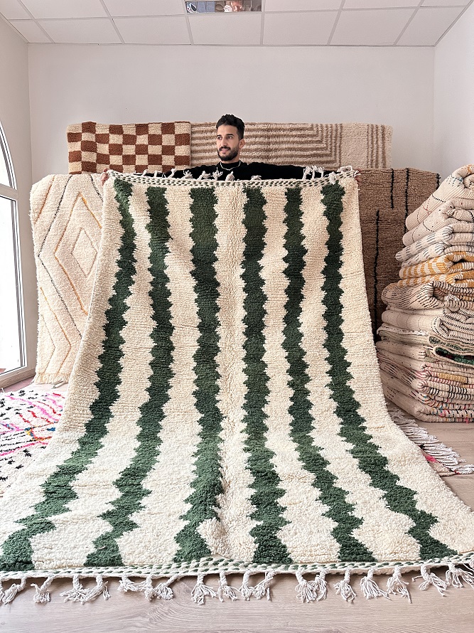 recznie tkany dywan